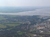 Nordsee 2017 Joerg (111)  Emden mit Blick auf den Industriehafen und Nationalpark Niederschsisches Wattenmeer, Bildmitte die Ems